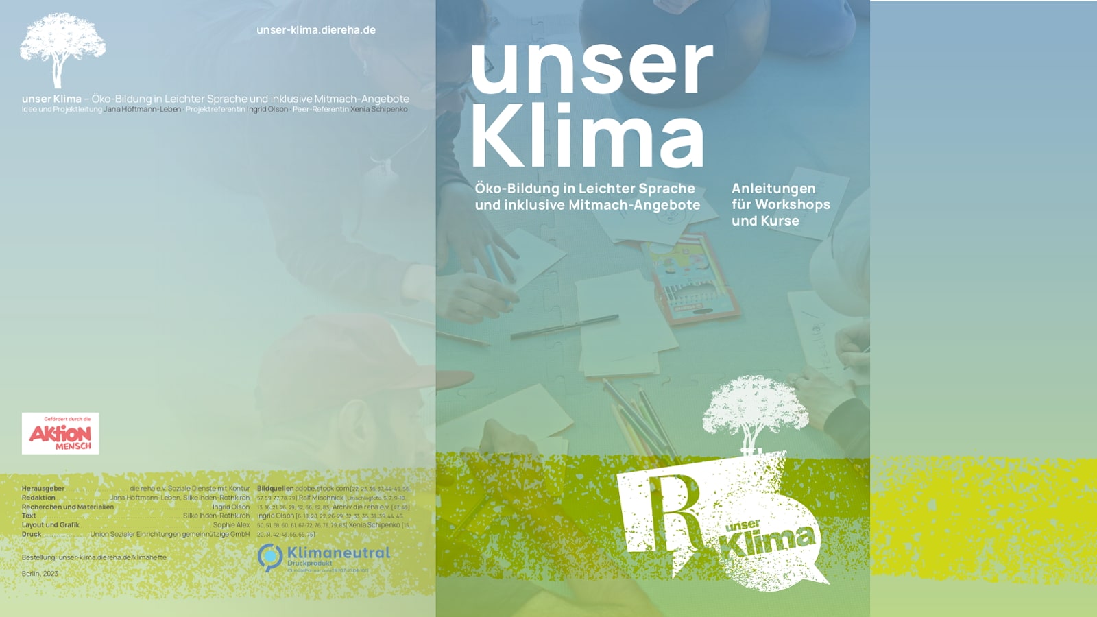 unser klima Anleitungsheft