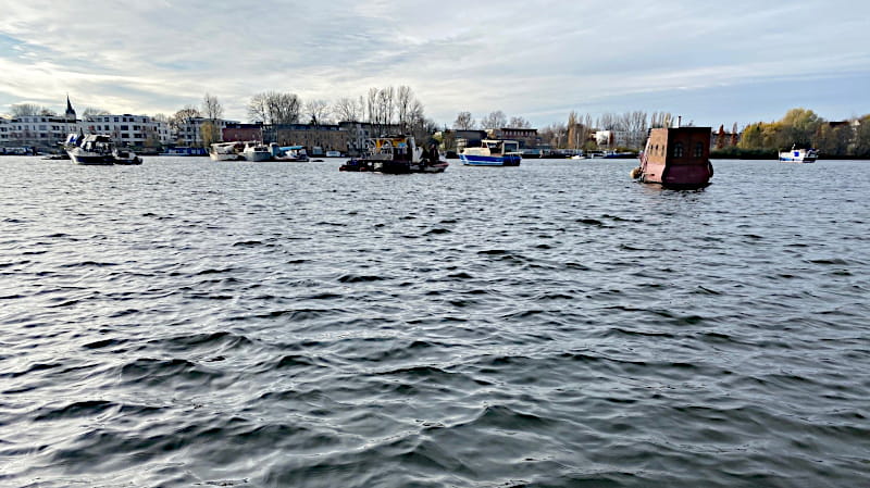 Aufräum-Paddeltour auf der Spree